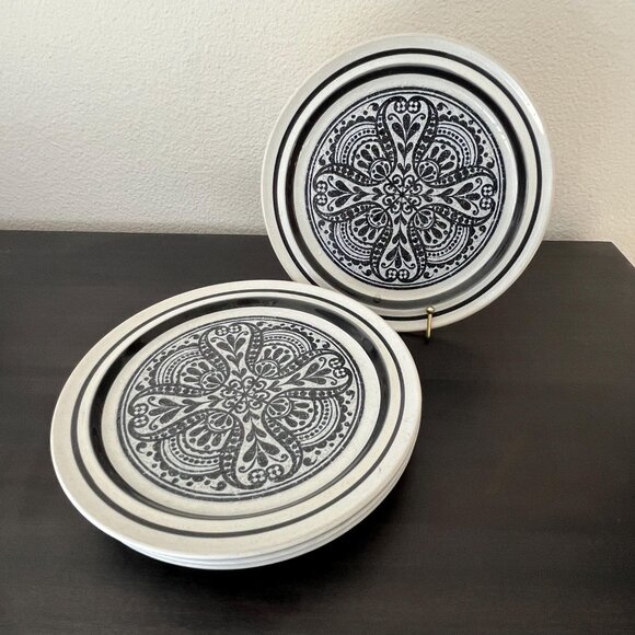 Noritake Primastone Malaga Salad Side Plates // Set of 4 // Vintage 1971-1976 - Picture 2 of 5